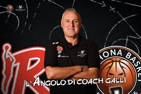 Langolo Di Coach Galli UNAHOTELS Reggio Emilia Derthona Basket