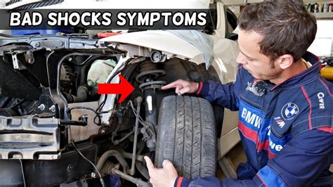 SYMPTOMS OF BAD STRUTS SHOCKS ON A CAR - YouTube