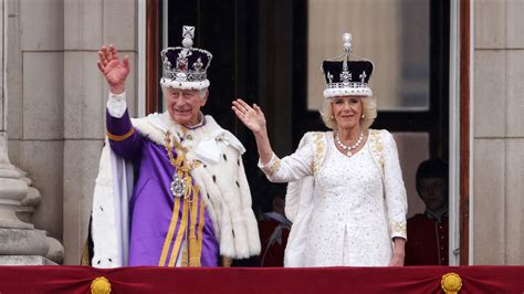 Who was on the Buckingham Palace balcony with King Charles and Queen Camilla? | HELLO!