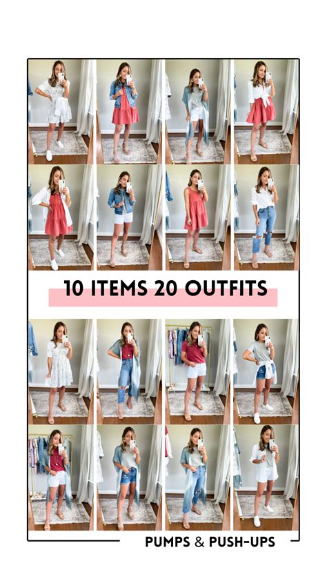 10 Items 20 Summer Outfits Pumps And Push Ups