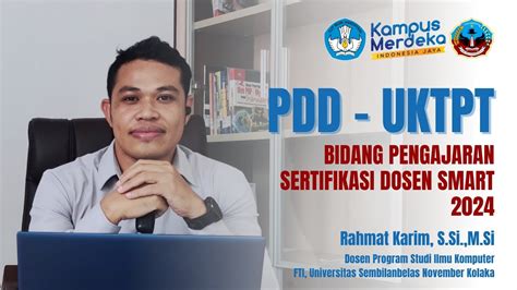 Pdd Uktpt Bidang Pengajaran Serdos Smart 2024 Ilmu Komputer Usn