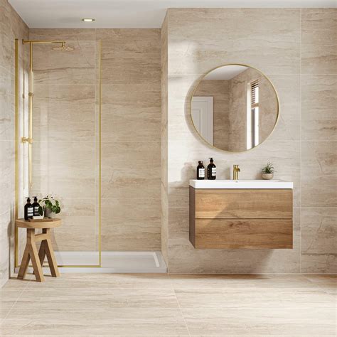 Boscostone Beige Rectified Matt Stone Effect Porcelain Wall And Floor