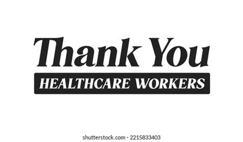 Thank You Sign Thank You Healthcare Stock Vector Royalty Free