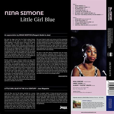 Пластинка Little Girl Blue Simone Nina Купить Little Girl Blue Simone