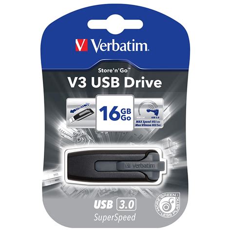 Verbatim Usb Flash Drive 16gb V3 3 0 Usb Impact