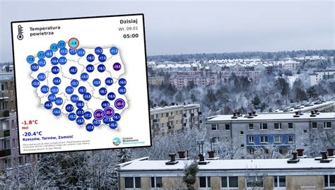 Arktyczna pogoda w Polsce Siarczysty mróz i lodowaty ziąb Wydarzenia