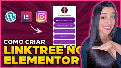 Como Criar seu Próprio LINKTREE NO ELEMENTOR para o Instagram e TikTok