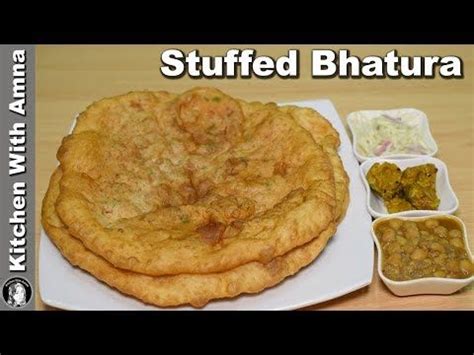 Stuffed Bhatura Recipe How To Make Soft Bhature At Home Kitchen