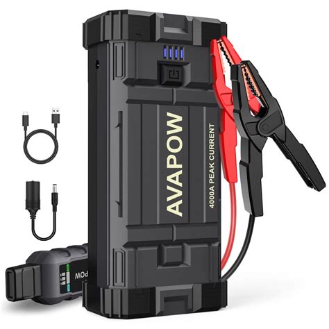 Yaber Ya Jump Starter With Air Compressor Psi A Peak