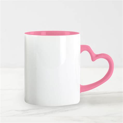 Inner Color Heart Handle Mug Print Right