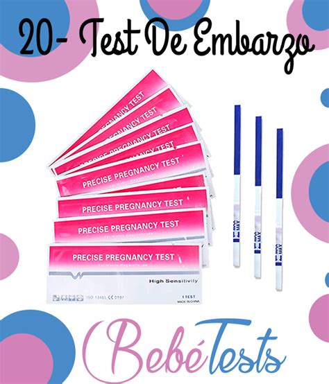 20 Test De Embarazo Ultrasensibles 10miu Ml 20 Hcg