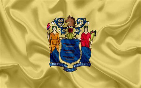 Download wallpapers New Jersey State Flag, flags of States, flag State ...