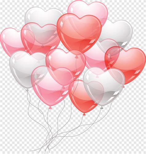 Balloon Heart Valentine S Day Ballon Amour Cdr Png Pngegg