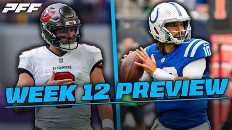 Colts Vs Buccaneers Week 12 Game Preview Pff Youtube