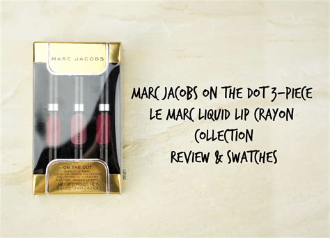 Marc Jacobs On The Dot Liquid Lip Crayon Collection Review And Swatches Christinahello