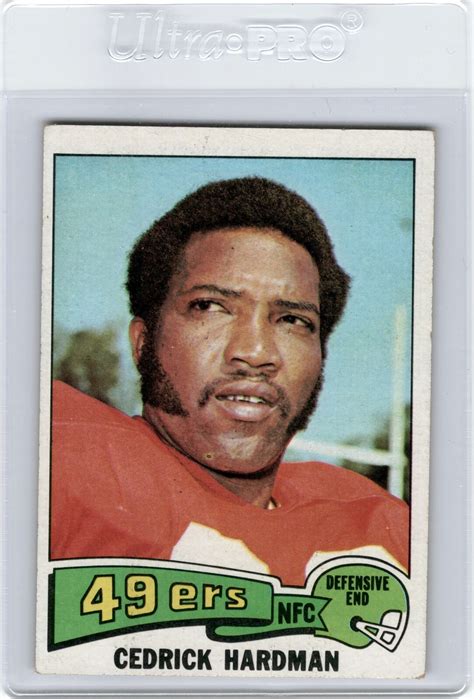 1975 Topps 511 Cedrick Hardman San Francisco 49ers NFL Vintage