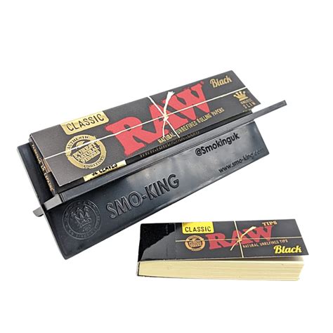 Buy Smo King Ultimate Tabler X Stand Plus 10 Raw Black King Size Slim