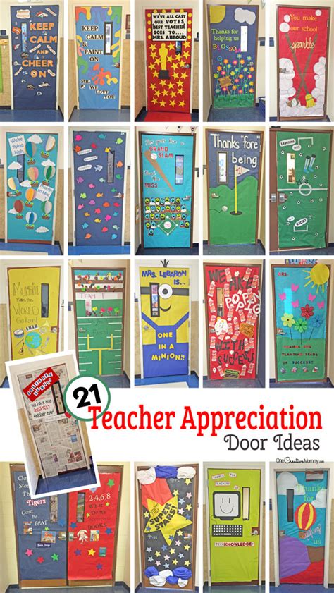 21 Awesome Teacher Appreciation Door Ideas Onecreativemommy Com