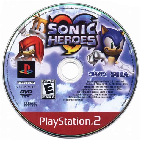 Sonic Heroes (2003) PlayStation 2 box cover art - MobyGames