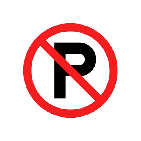 Free No Parking Sign Icon Template Edit Online And Download