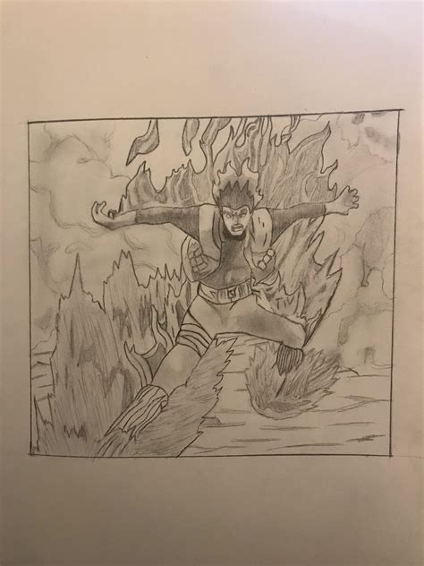 Tried My Take At Drawing Night Guy Rnaruto