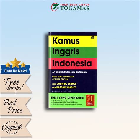 Jual Kamus Inggris Indonesia Ed Yang Diperbarui GRAMEDIA PUSTAKA