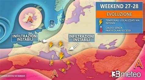 Week End Tra Sole E Pioggia Ecco Dove Si Rischia L Ombrello Il