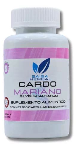 Cardo Mariano 100 Puro 120 Cápsulas Saisa Herbal Meses sin interés