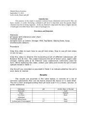 Lab Acids Bases And Ph Docx Nkechi Reyes Iwuoma September