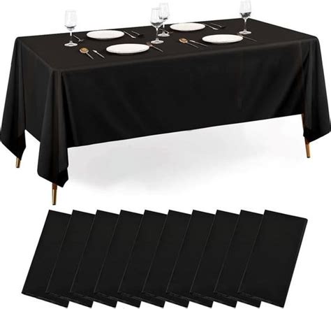 Lot De Nappes Pour Tables Rectangulaires Plastique Nappes Jetables