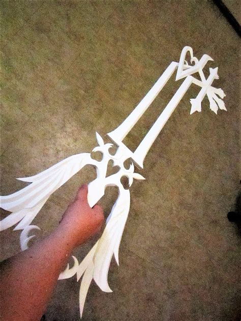 3d Printed Oathkeeper Keyblade Kit Kingdom Hearts Sora Etsy