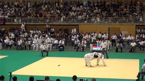 2016年ih 柔道 男子 73kg級 2回戦 及川卓巳（東北）vs 朝比奈龍希（近江） Youtube