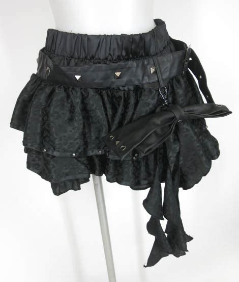 SEX POT ヒョウ柄フリルミニスカート 高価買取ならTokyo Alice ゴシックロリータパンクデザイナーズブランド買取販売