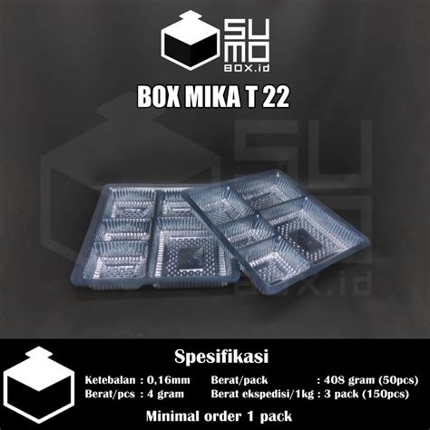 Jual Mika Sekat Nasi Box Tray Isi Pcs Nasi Kotak Ukuran X