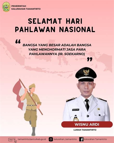 Selamat Hari Pahlawan Nasional Website Kalurahan Tamantirto