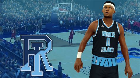 Nba 2k17 2016 17 Rhode Island Rams Jersey And Court Tutorial Youtube