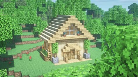 【minecraft・マイクラ】house Tutorial 家の作り方と建築アイディア 12～スターターハウス・小さい家～ Youtube