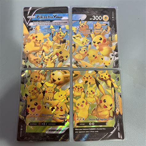 Mavin Pikachu V Union All Cards Pokemon Celebrations Th