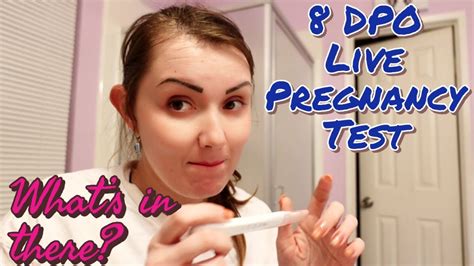 8 DPO Live Pregnancy Test TTC Baby 4 Cycle 2 Two Cheap Internet