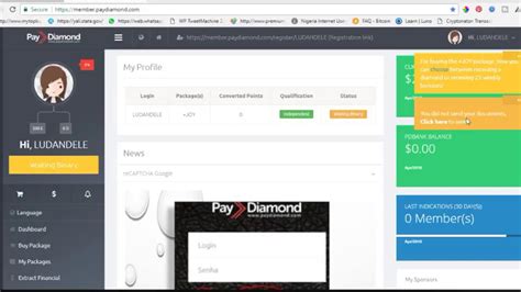 How To Upload Your Documents And Verify Your Pay Diamond Account Youtube