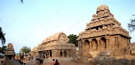 Pancha ratha temples i Stock Photo by ©snowwhiteimages 81845196