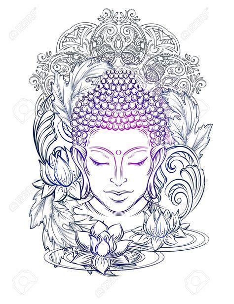 Buddha Head Drawing at PaintingValley.com | Explore collection of ...