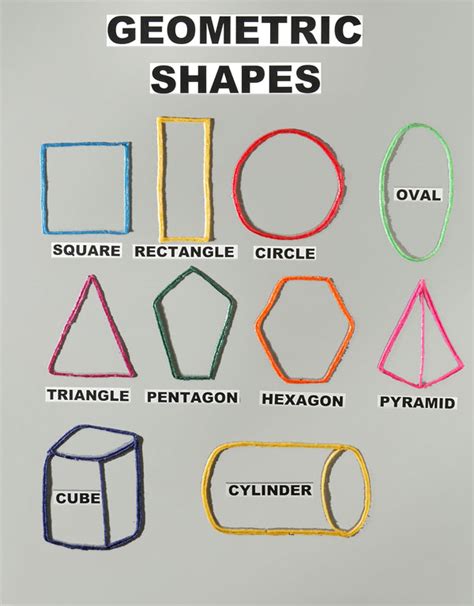 Math Geometric Shapes Printable