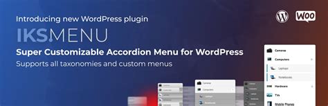 Iks Menu Wordpress手风琴菜单 【nutswp】