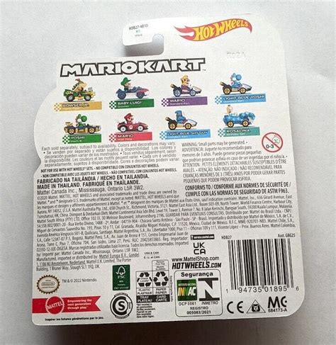 Hot Wheels Mario Kart Bowser Jr Flame Flyer Nintendo