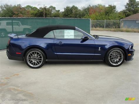 Kona Blue Metallic 2011 Ford Mustang Shelby GT500 SVT Performance