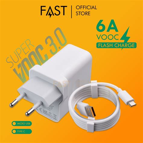 Jual Charger OPPO VOOC 6A Original F1 Plus F3 Plus F9 F11 Pro N1 N3 R11