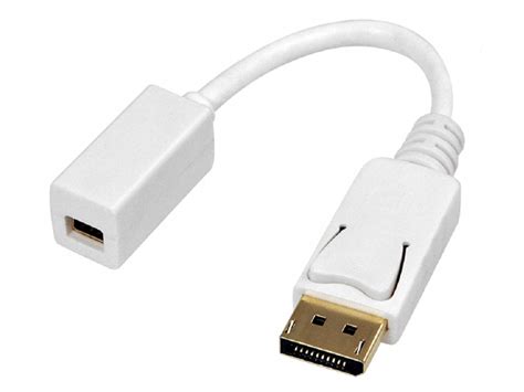 Adapter DisplayPort Wtyk Mini DisplayPort Gniazdo DP V1 2 4K 60Hz 0 1m