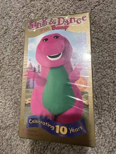 Barney Sing And Dance With Barney Vhs Celebrating 10 Years £916 Picclick Uk