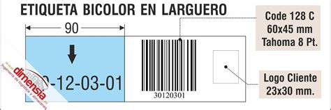 Tipos de etiquetas tamaños colores y papel a utilizar en la